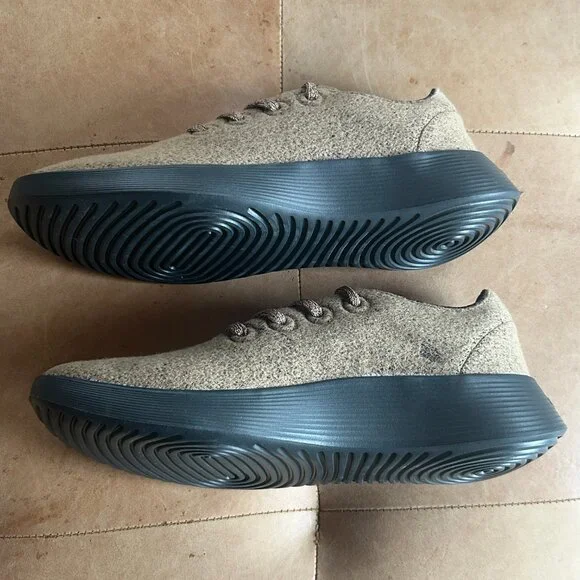 Allbirds Wool Runner Sneakers Neutral Earth Tone Minimalist, Men's US 11 / EU 44